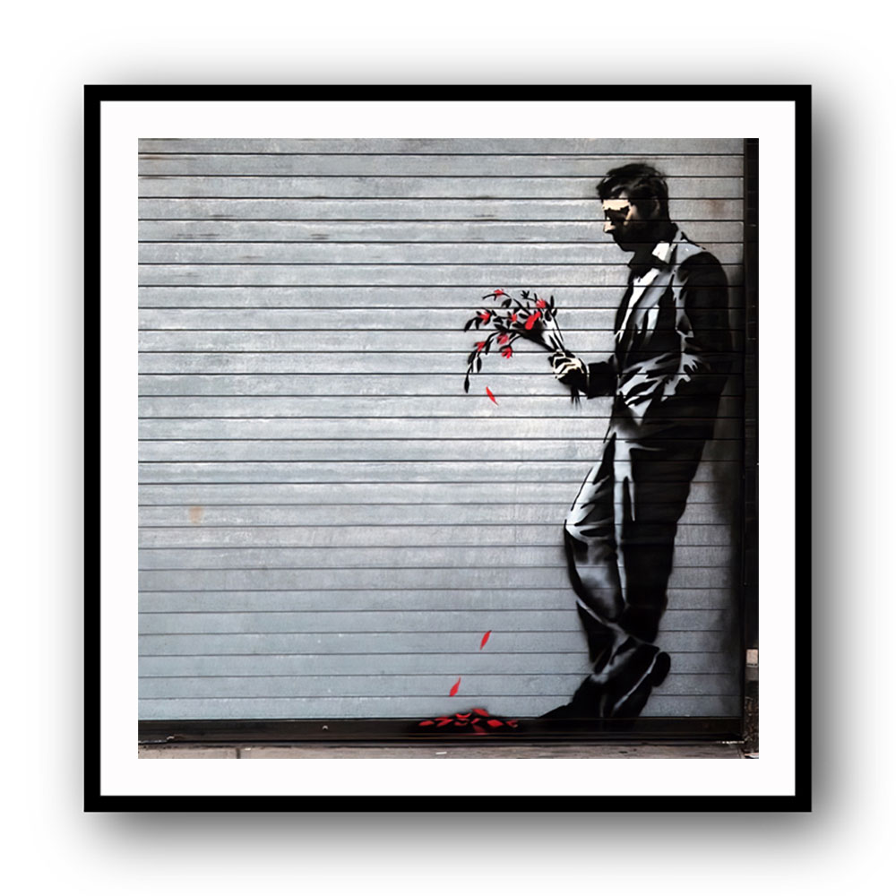 バンクシー Banksy Waiting in Vain エスタンプリトグラフ バンクシー Banksy Waiting in Vain エスタンプリトグラフ